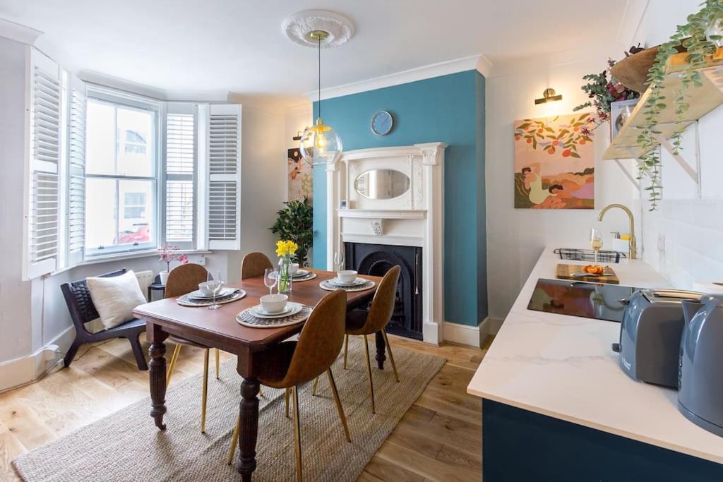 Regency Grade II Listed Townhouse By Centre And Beach 布赖顿 外观 照片